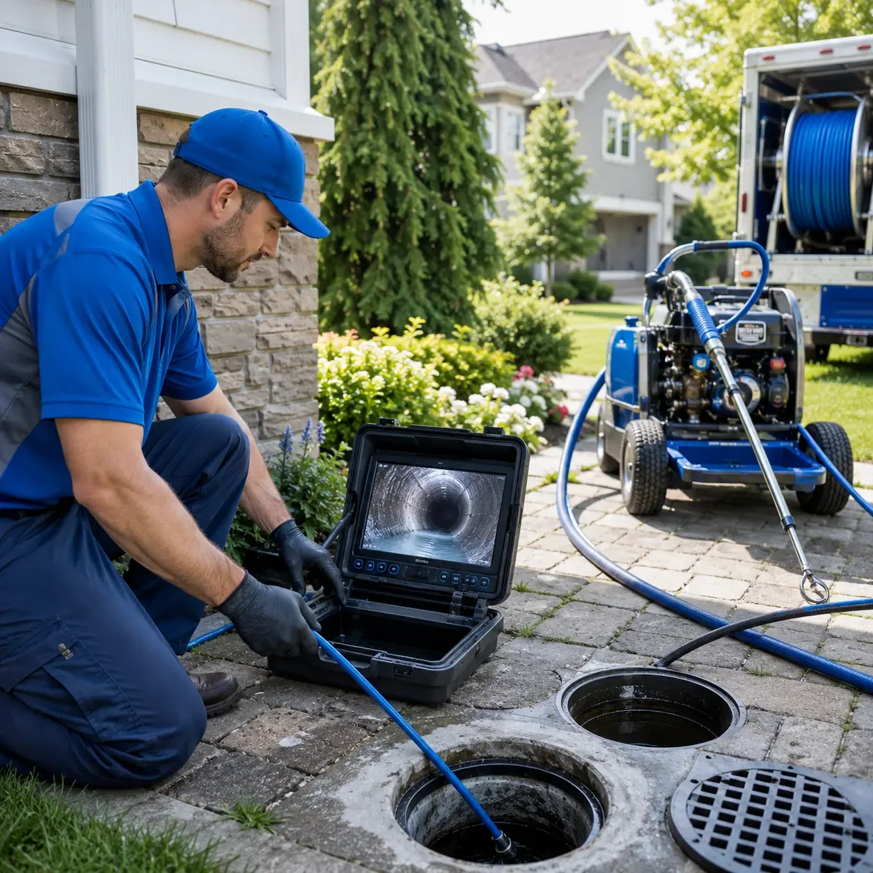 Outdoor drain cleaning professionals serving Sanderson, TX