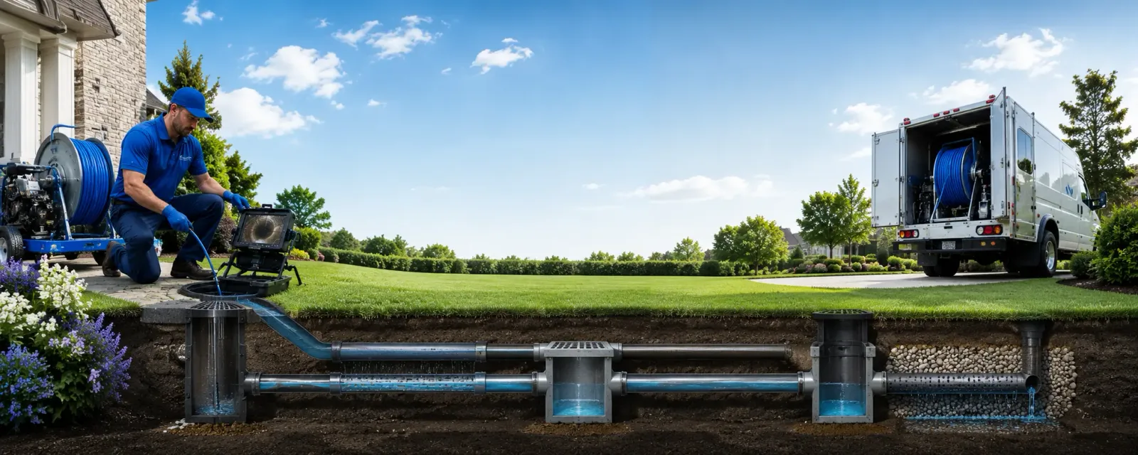 Outdoor drain cleaning information for Sanderson, TX